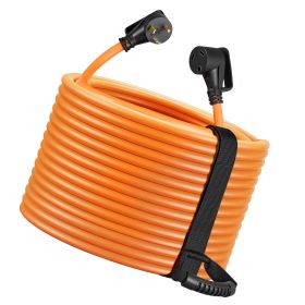30 Amp 100 Feet RV Extension Cord, 125V 2500W, Heavy Duty 10/3 Gauge STW RV Power Cord, NEMA TT-30P to NEMA TT-30R, with Power Indicator