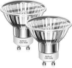GU10 Halogen Bulb 120V 25W 2pcs Candle Warmer,2700K Dimmable Replacement for Candle Warmer Wax Burner Track Light Bulbs