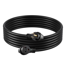 30-Amp Generator Extension Cord, 50 Foot, 250 Volts 7500 Watts Heavy Duty Power Cable, NEMA 6-50P to 6-50R SWT 8AWG Flexible Welder Extension Cor